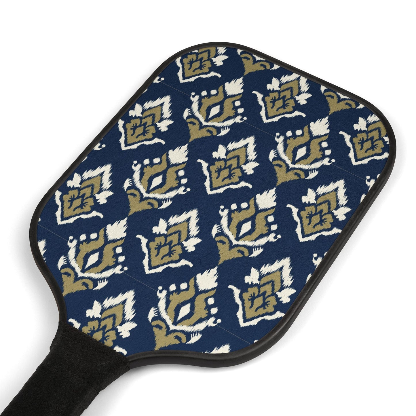 Pickleball Paddle Kit | Blue & Gold | Ikat