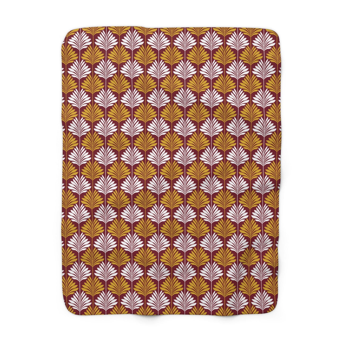 Sherpa Blanket | Red & Yellow | Deco