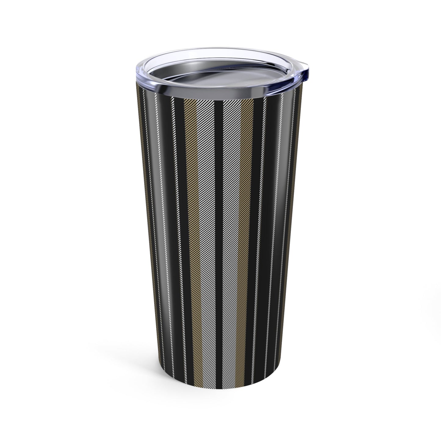 Tumbler | Black & Gold | Stripe