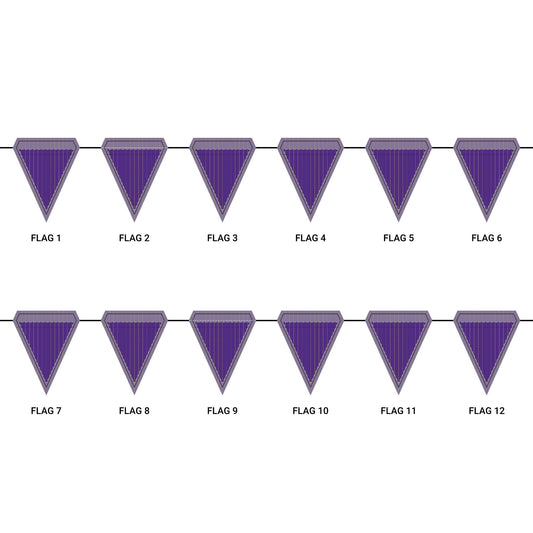 Flag Garland | Baton Rouge, Louisiana | Pinstripe