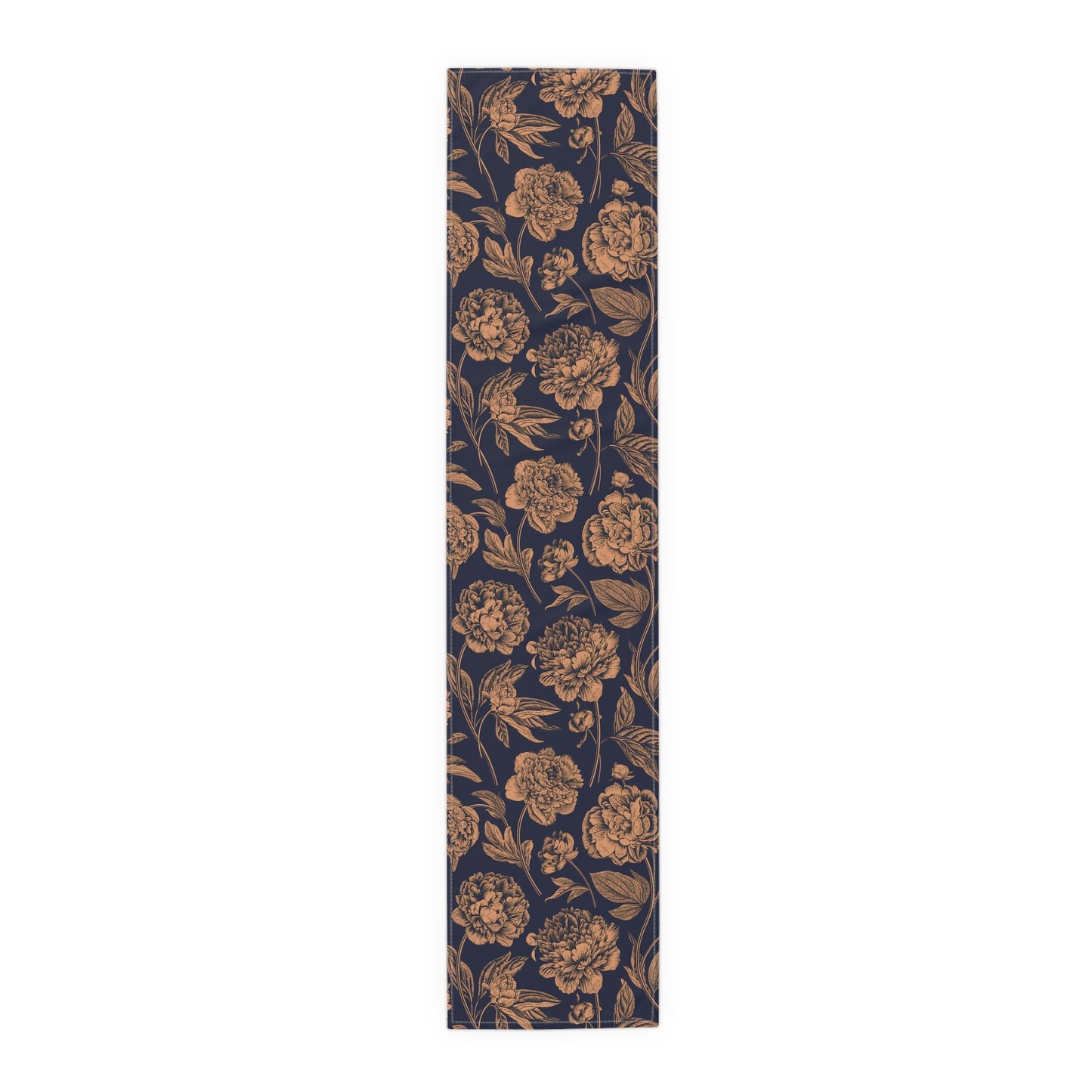 Table Runner | Orange & Blue | Peony