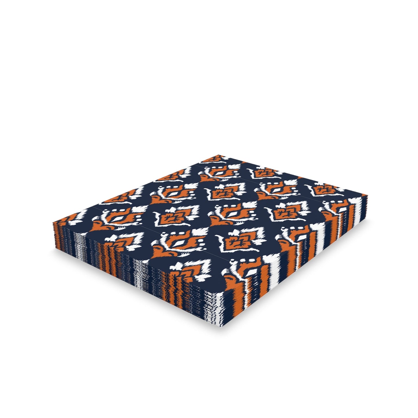 Notecards | Orange & Blue | Ikat