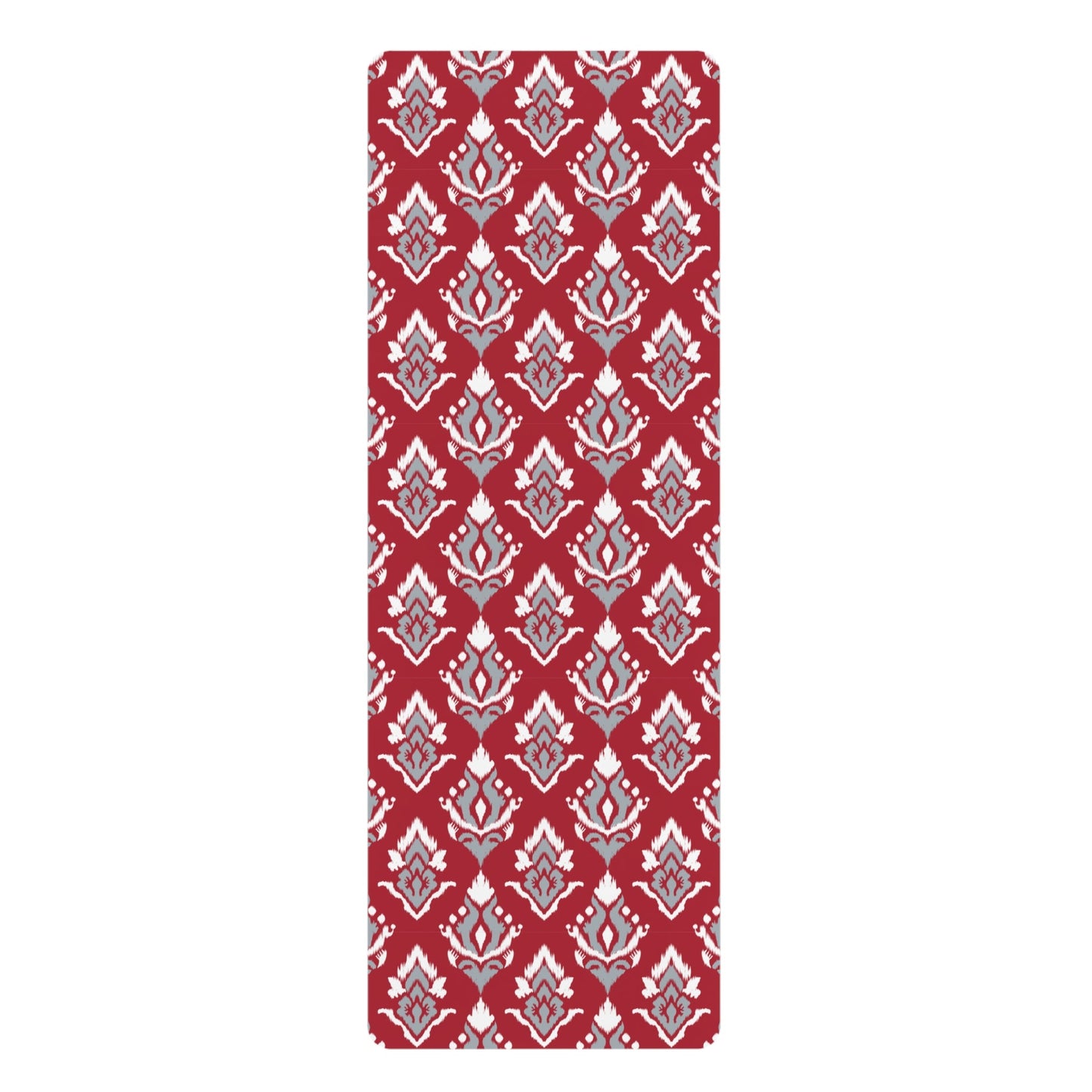 Yoga Mat | Red & Gray | Ikat