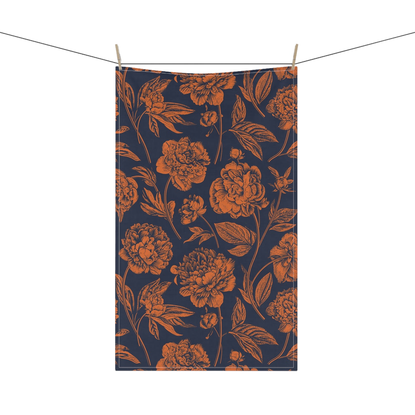 Tea Towel | Auburn, Alabama | Peony