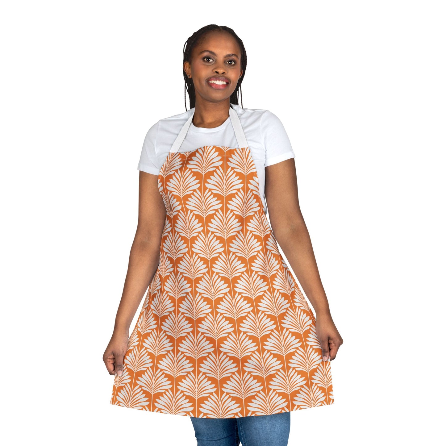 Apron | Orange & White | Deco