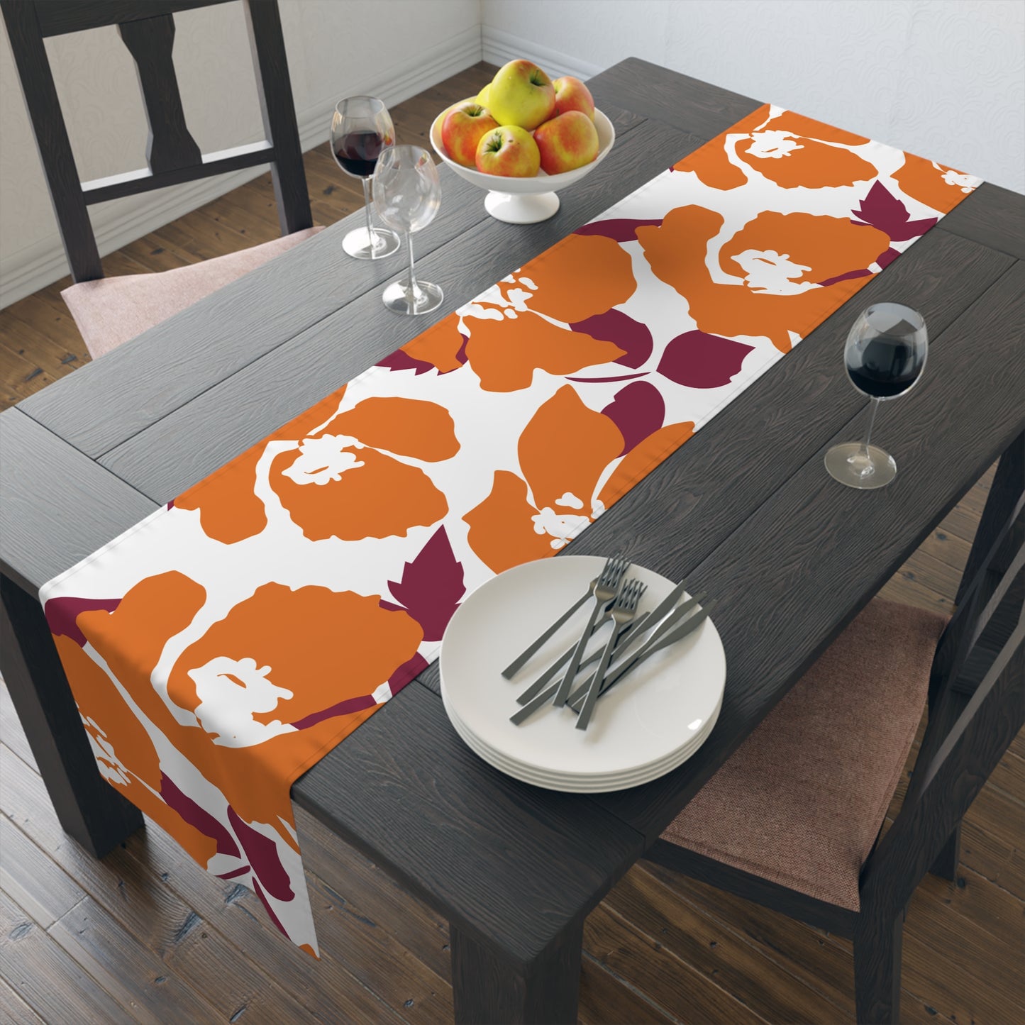 Table Runner | Blacksburg, Virginia | Poppy