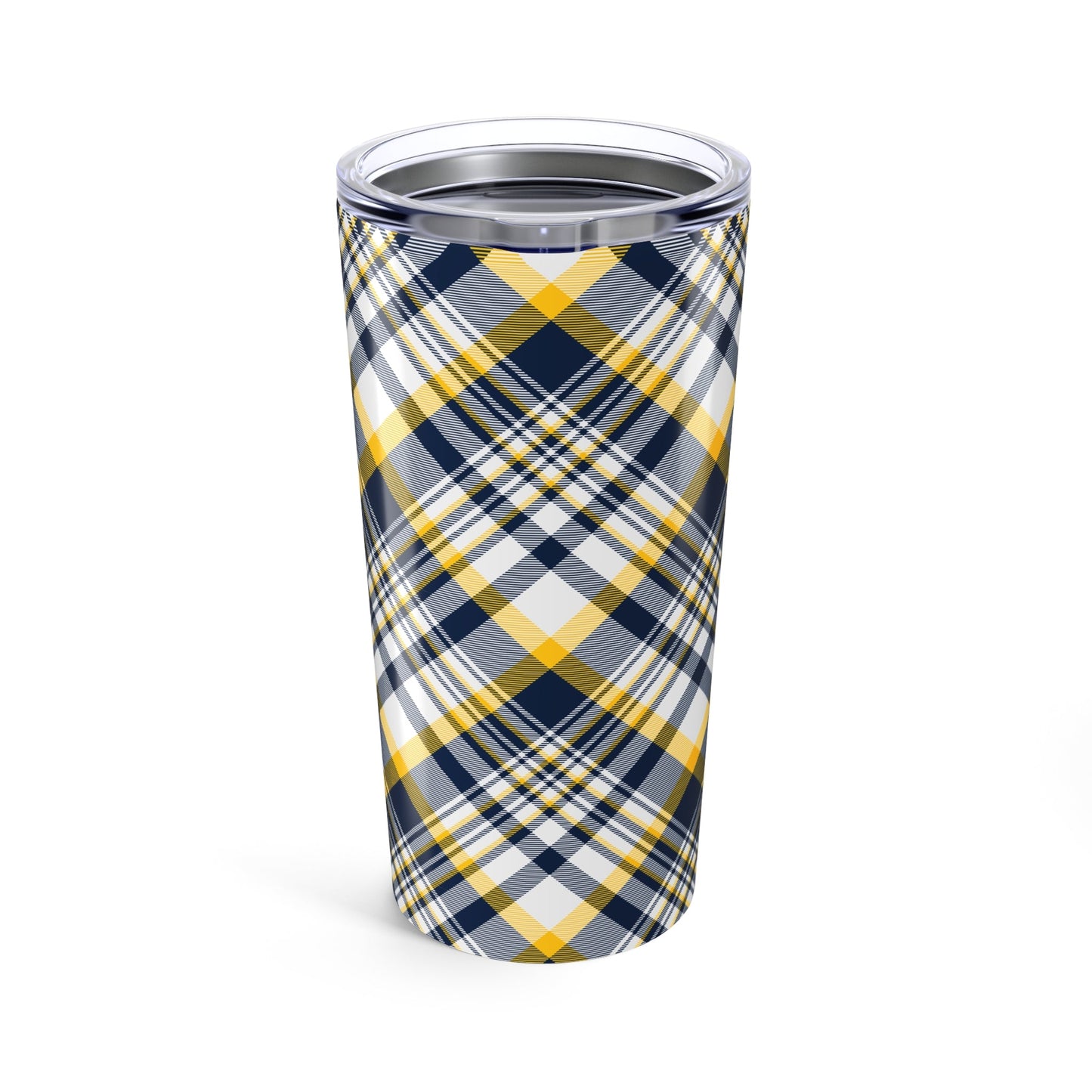 Tumbler | Yellow & Blue | Tartan