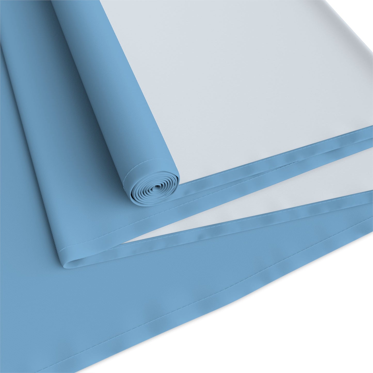 Table Runner | Light Blue & White | Light