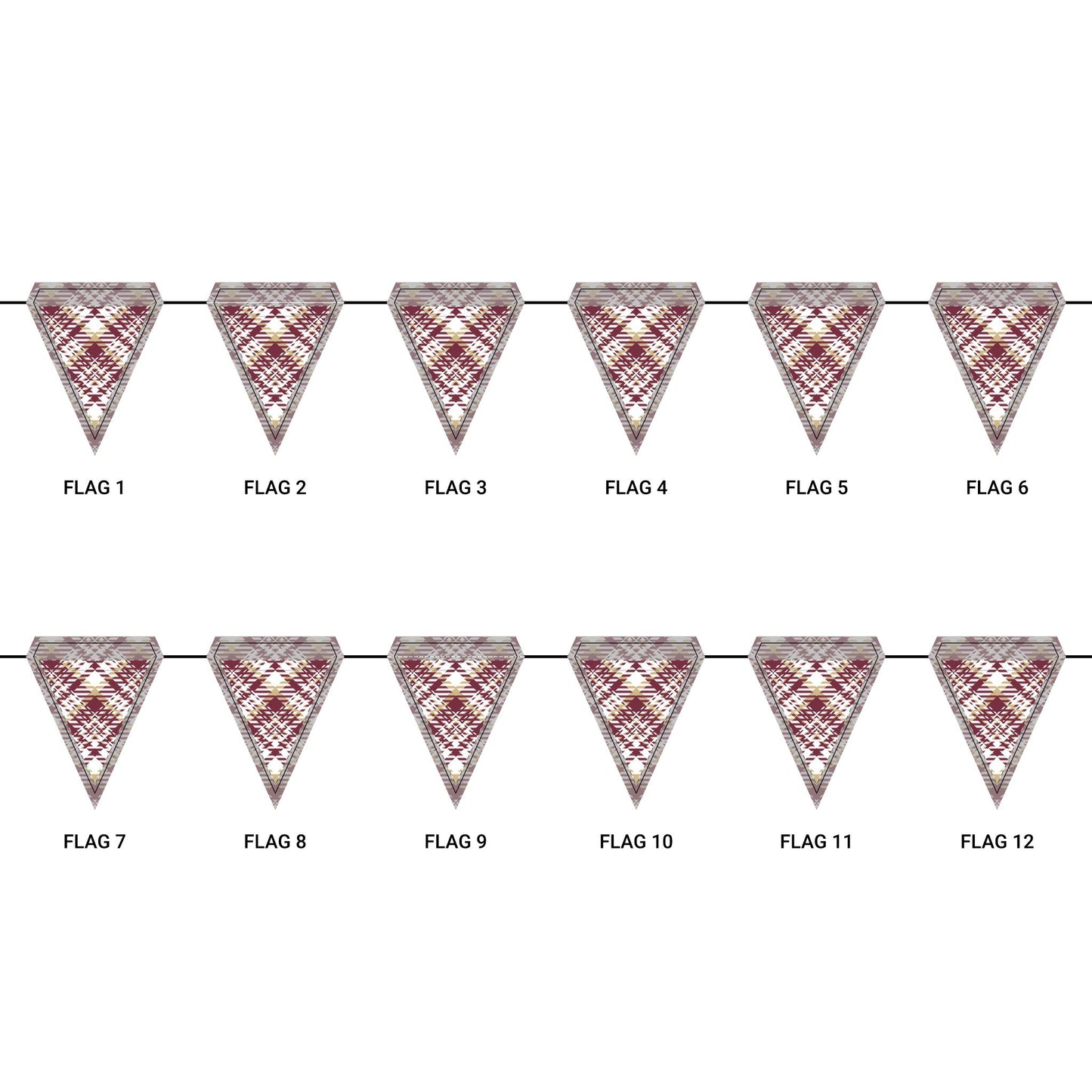 Flag Garland | Tallahassee, Florida | Tartan