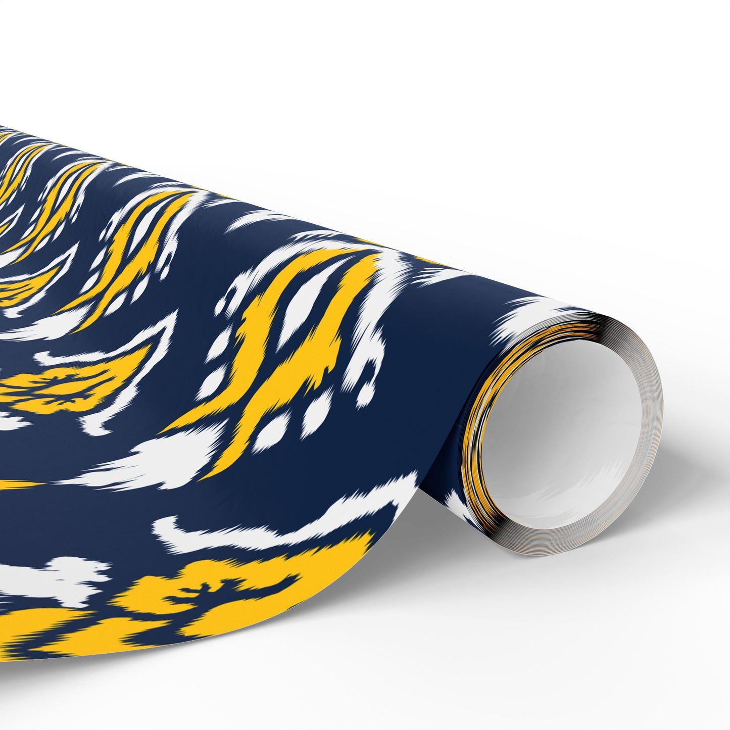 Gift Wrap | Yellow & Blue | Ikat