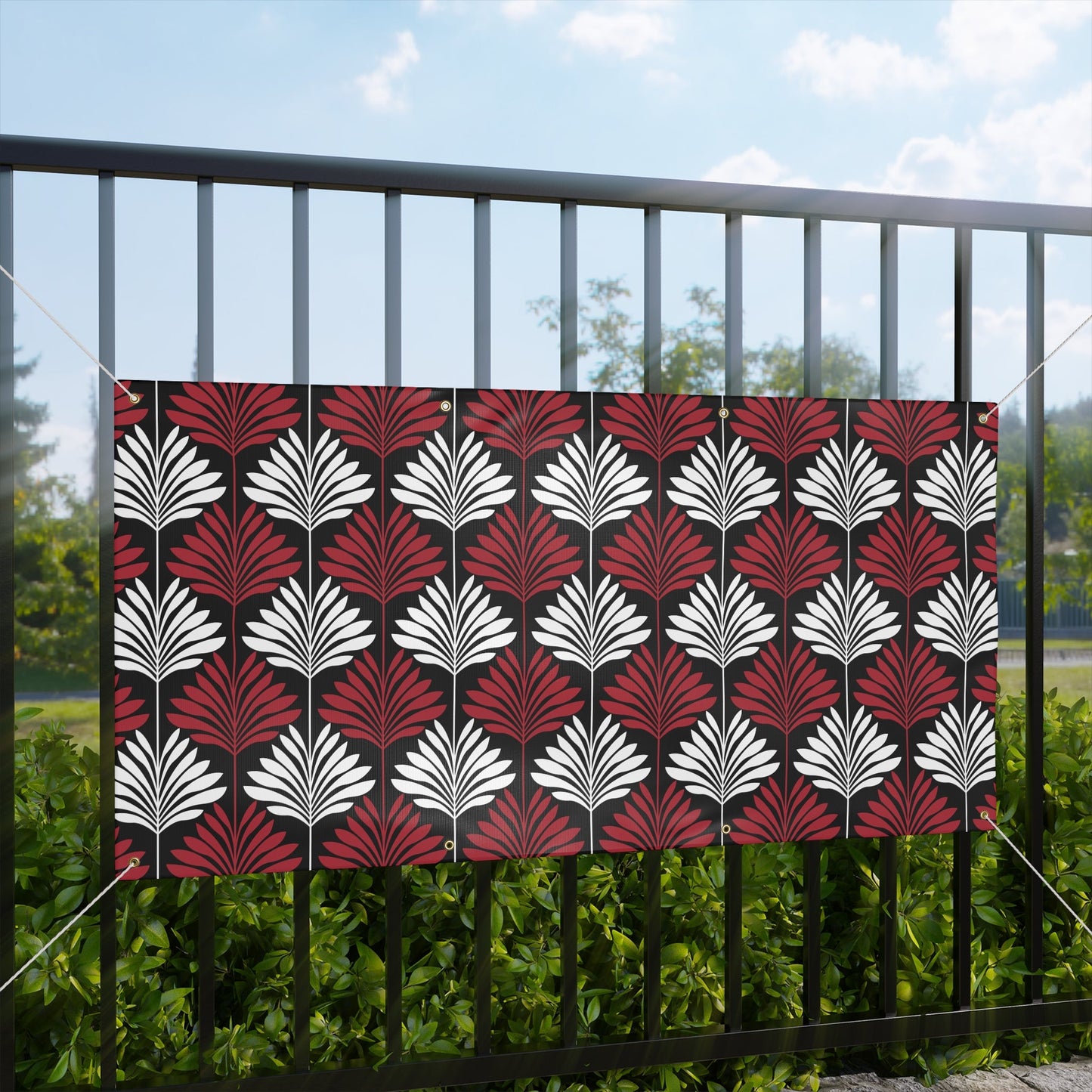 Banner | Red & Black | Deco