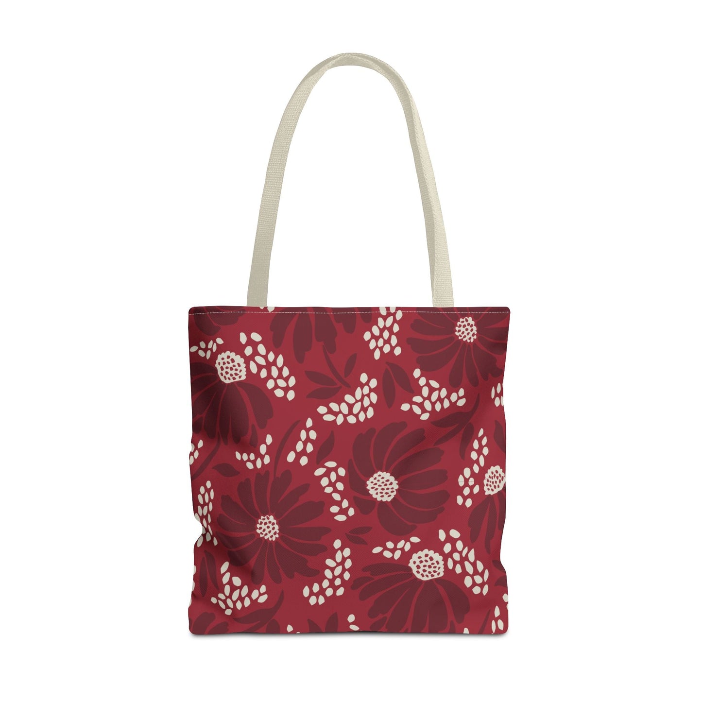 Tote Bag | Maroon & White | Bellis