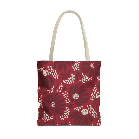 Tote Bag | Maroon & White | Bellis