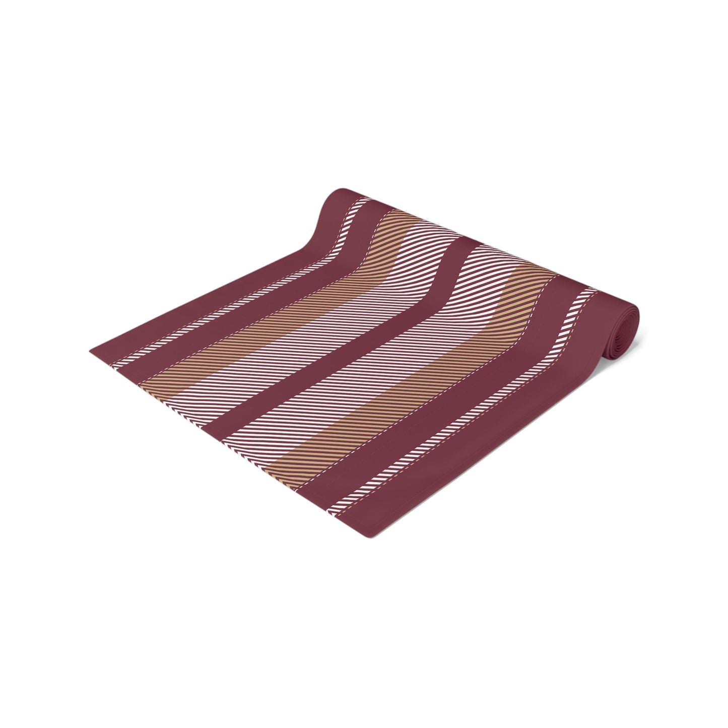 Table Runner | Maroon & Gold | Stripe