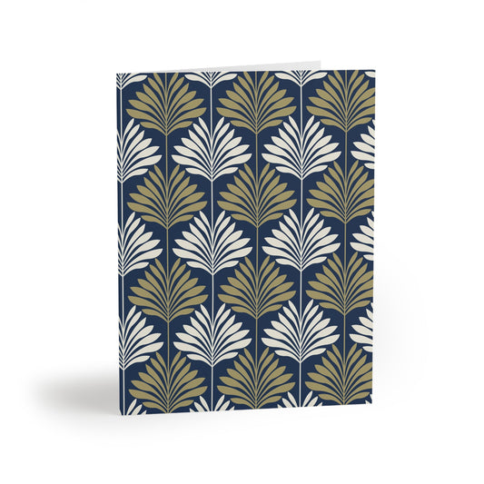 Notecards Set | Blue & Gold | Deco