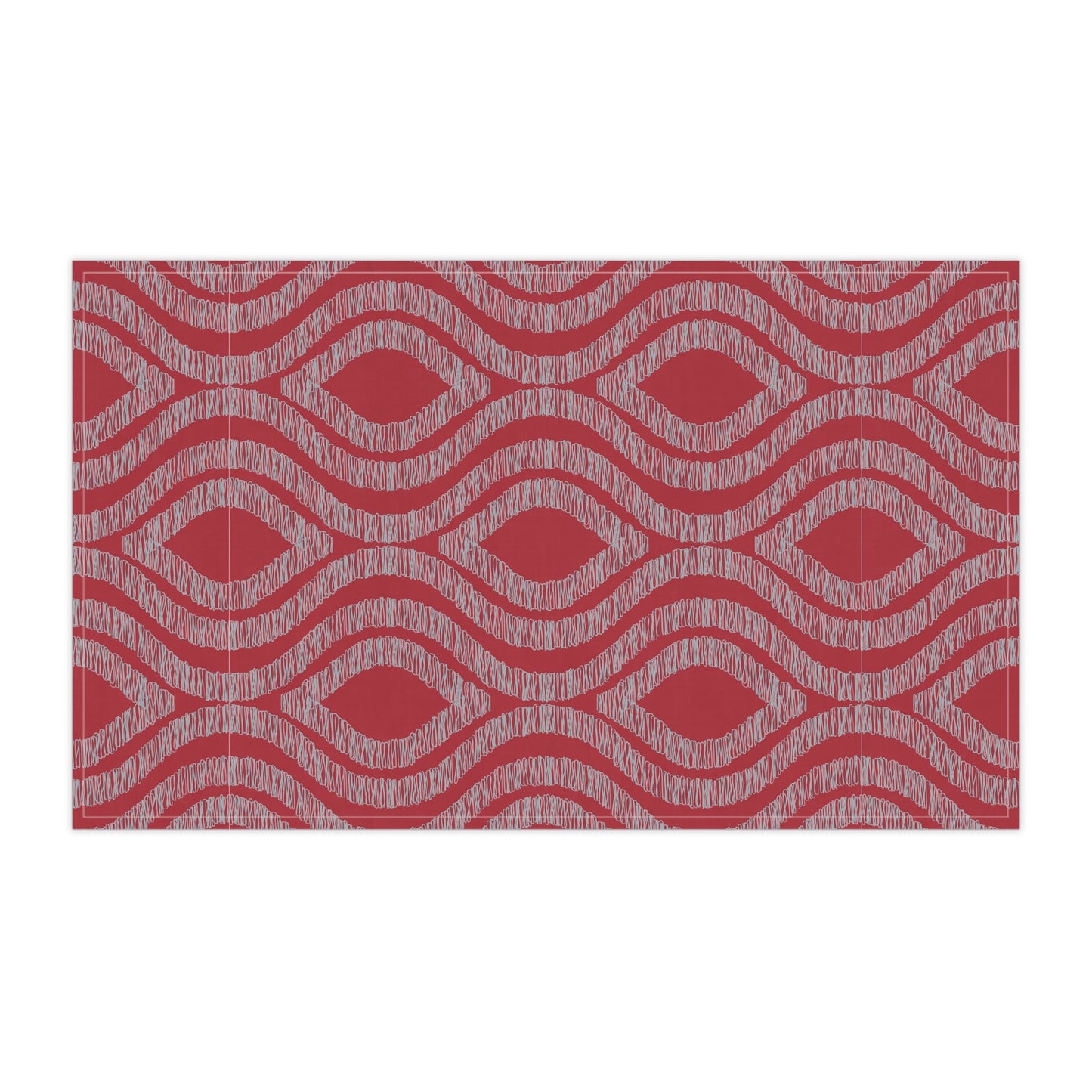 Tea Towels | Red & Gray | Ogee