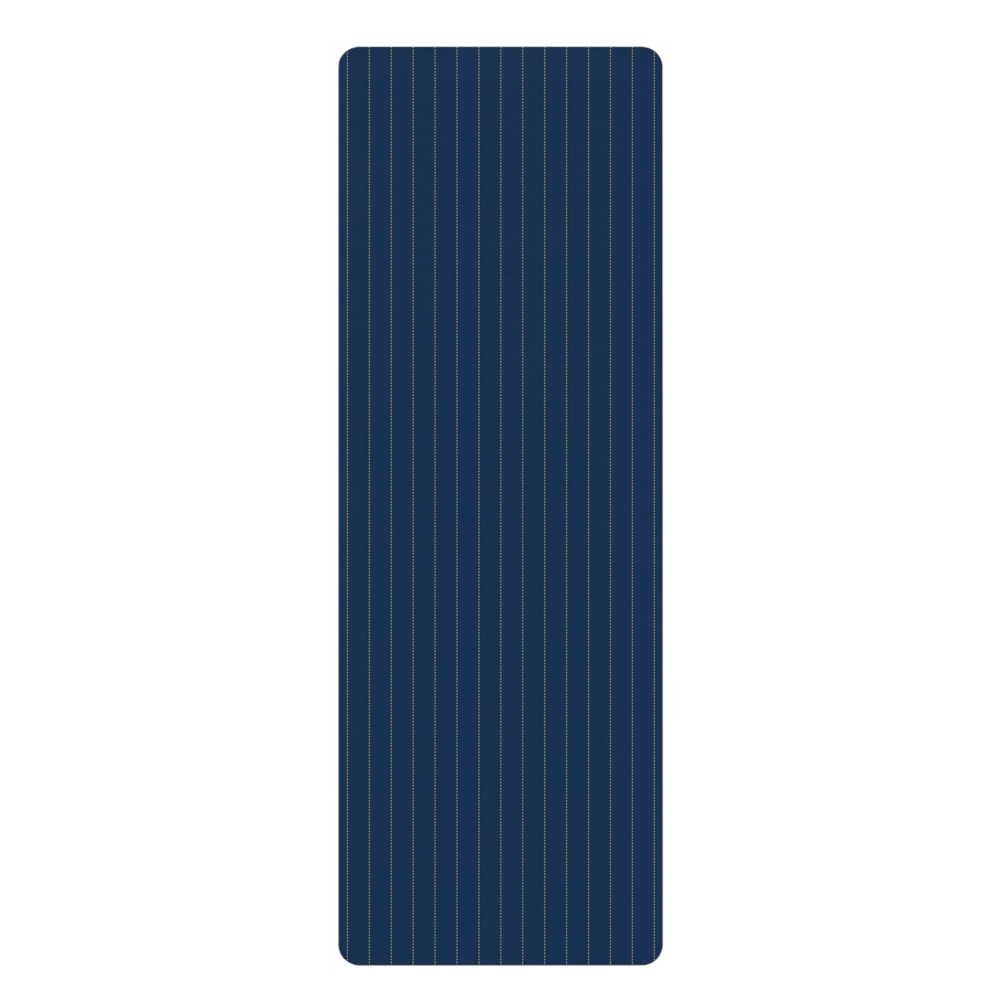 Yoga Mat | Blue & Gold | Pinstripe