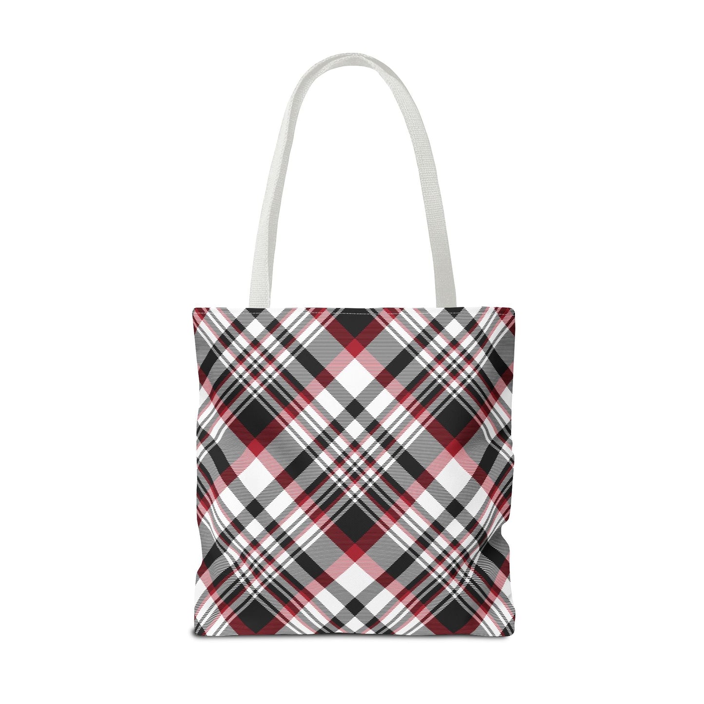 Tote Bag | Red & Black | Tartan