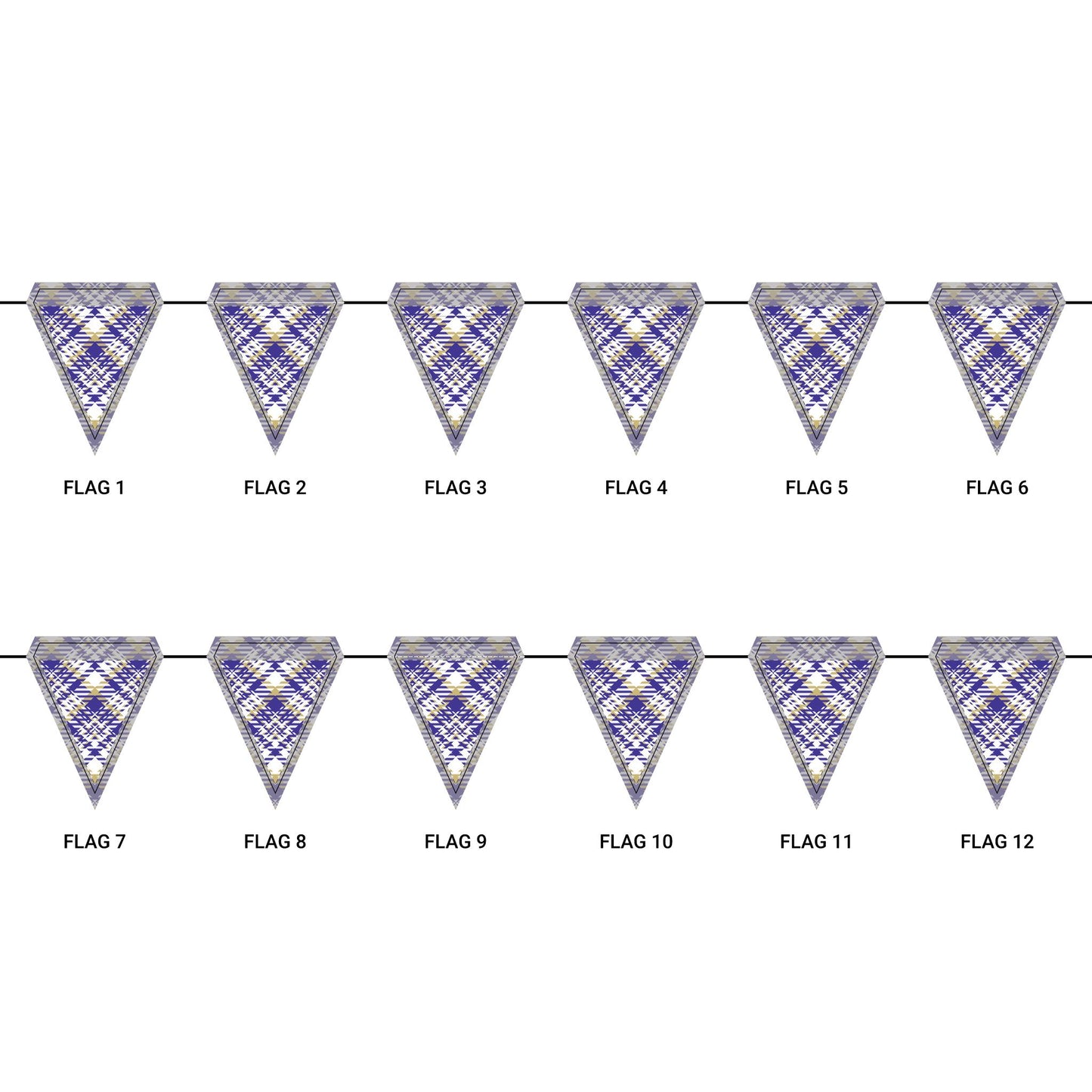 Flag Garland | Harrisonburg, Virginia | Tartan