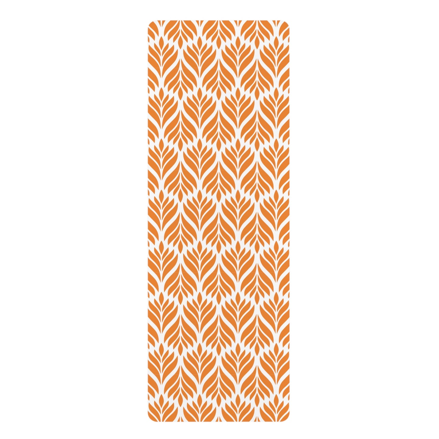 Yoga Mat | Orange & White | Palm