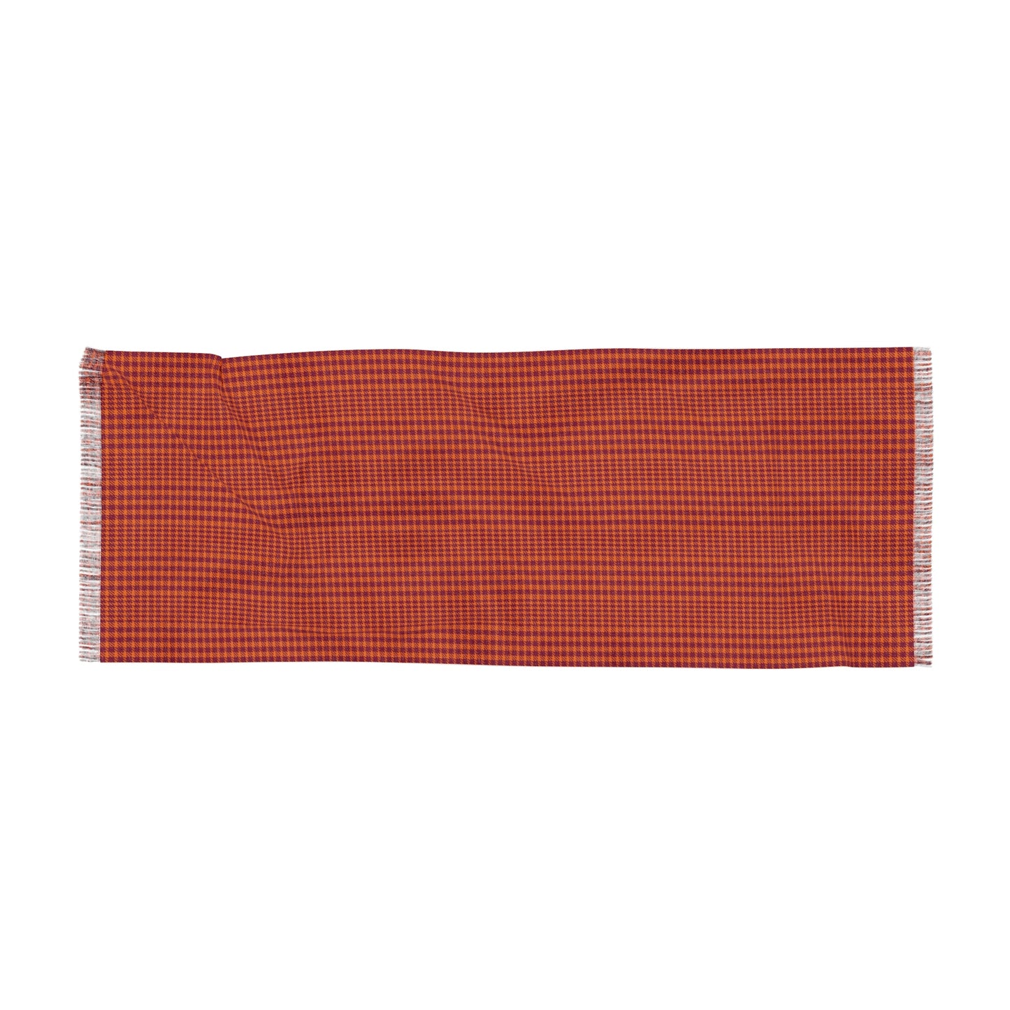 Scarf | Maroon & Orange | Tweed