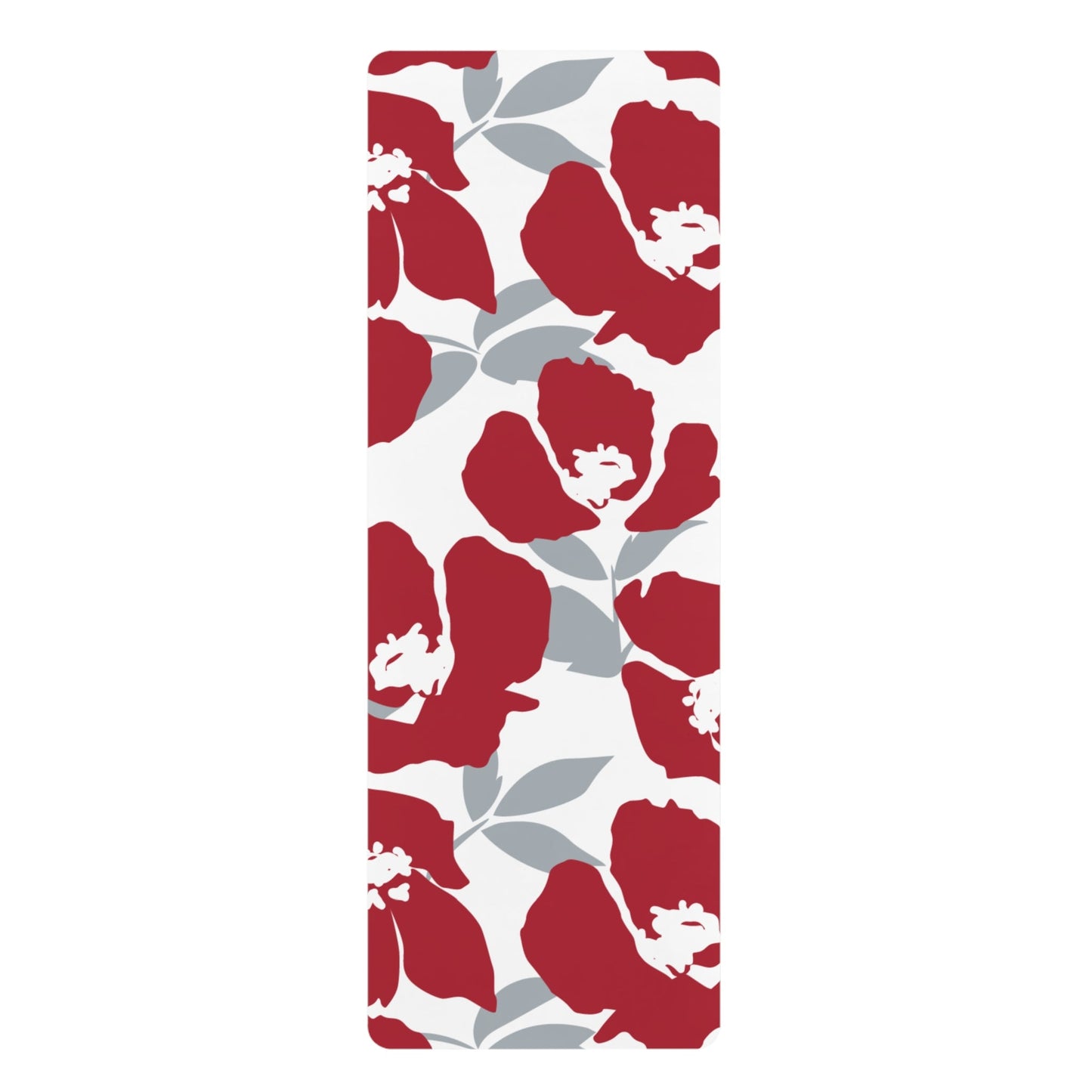 Yoga Mat | Red & Gray | Poppy