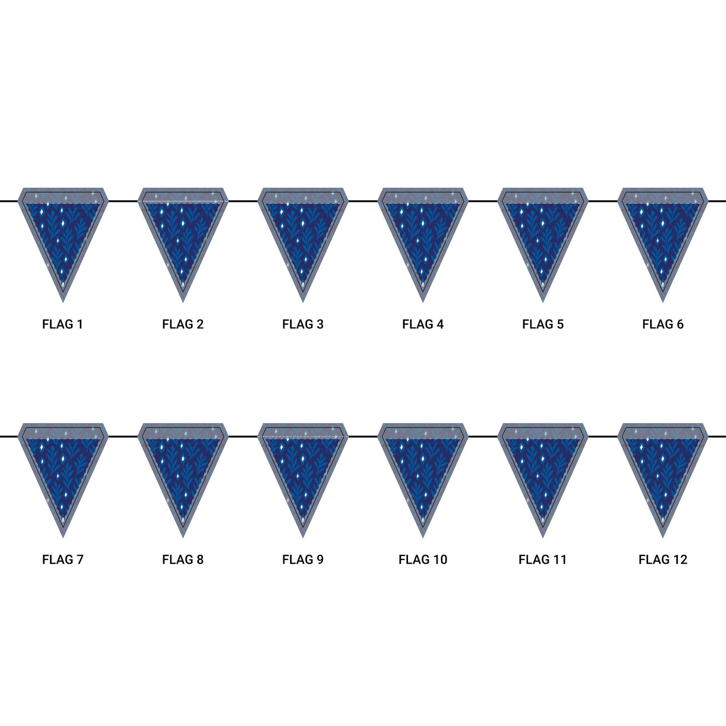 Flag Garland | Durham, North Carolina | Laurel