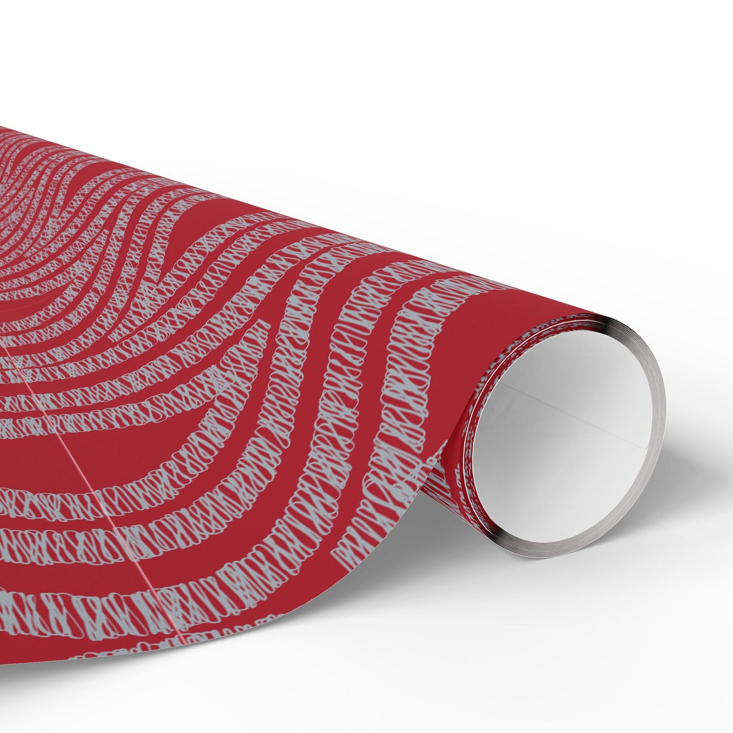 Gift Wrap | Red & Gray | Ogee