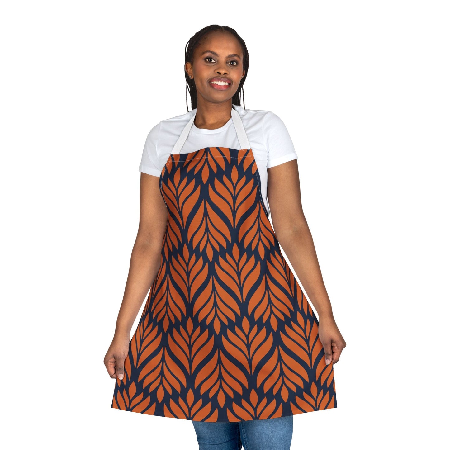 Apron | Orange & Blue | Palm