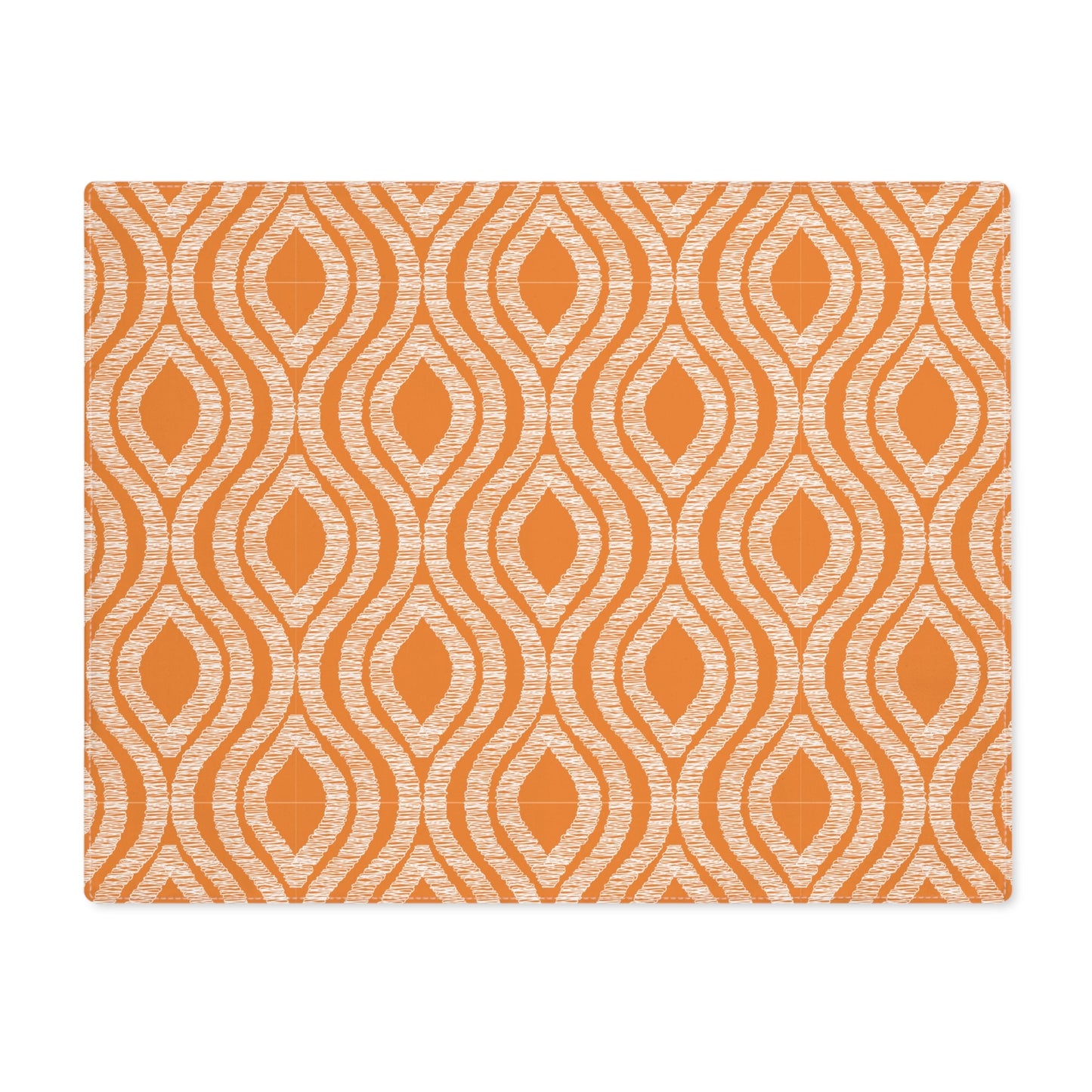 Placemat | Orange & White | Ogee