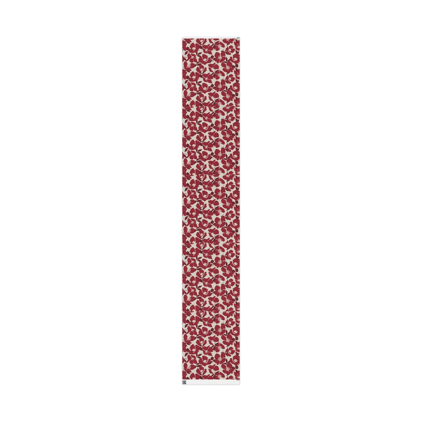 Gift Wrap | Maroon & White | Poppy