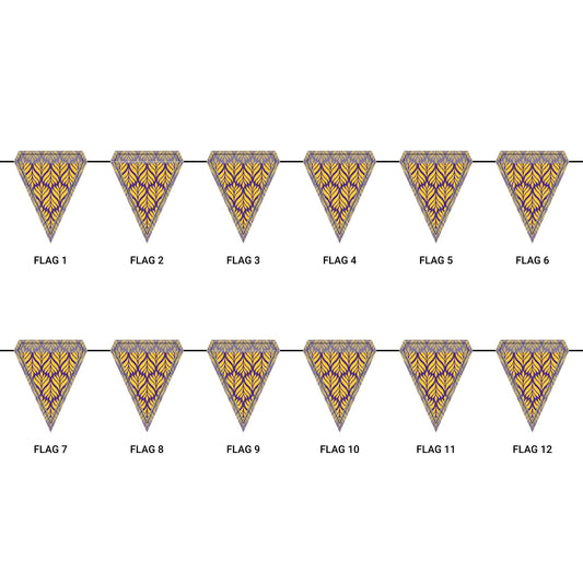 Flag Garland | Baton Rouge, Louisiana | Palm