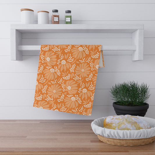 Tea Towel | Orange & White | Bellis