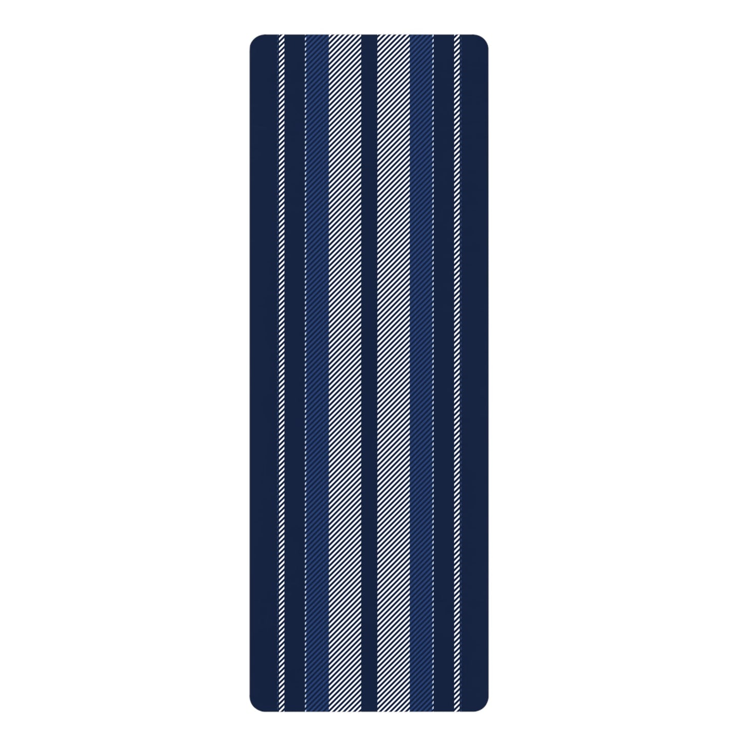 Yoga Mat | Navy & White | Stripe