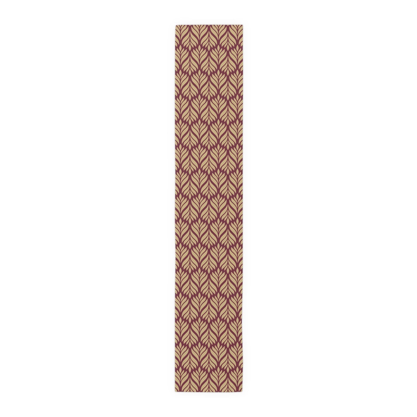 Table Runner | Maroon & Gold | Palm