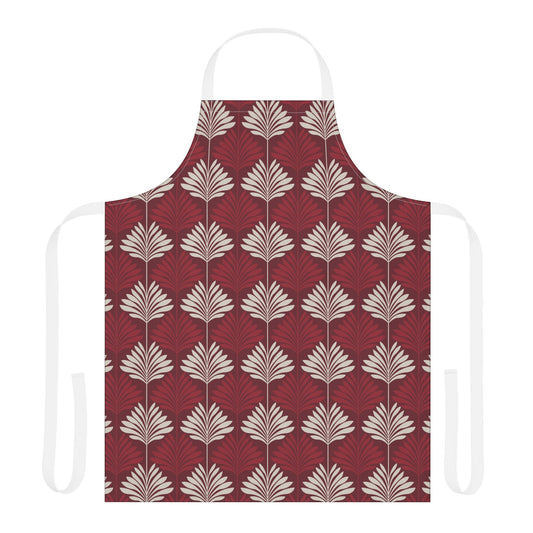 Apron | Maroon & White | Deco