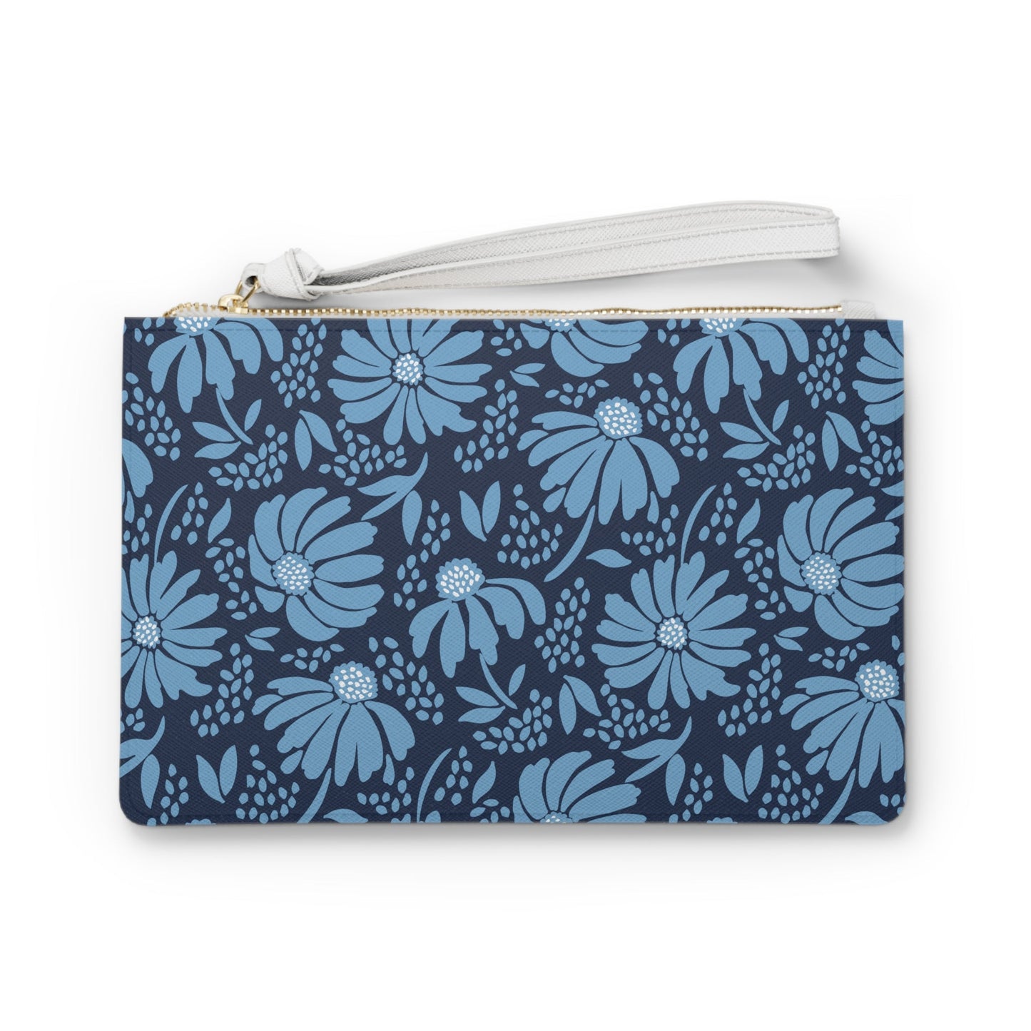 Clutch Bag | Light Blue & White | Bellis