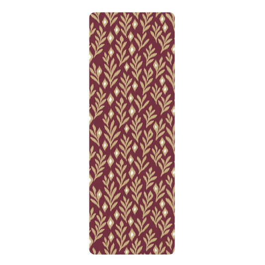 Yoga Mat | Maroon & Gold | Laurel