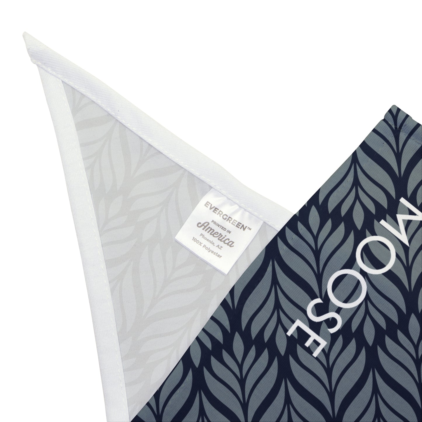 Pet Bandana- Personalized | Navy & White | Palm