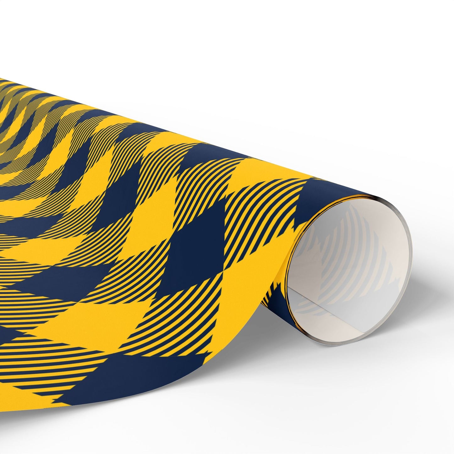 Gift Wrap | Yellow & Blue | Gingham