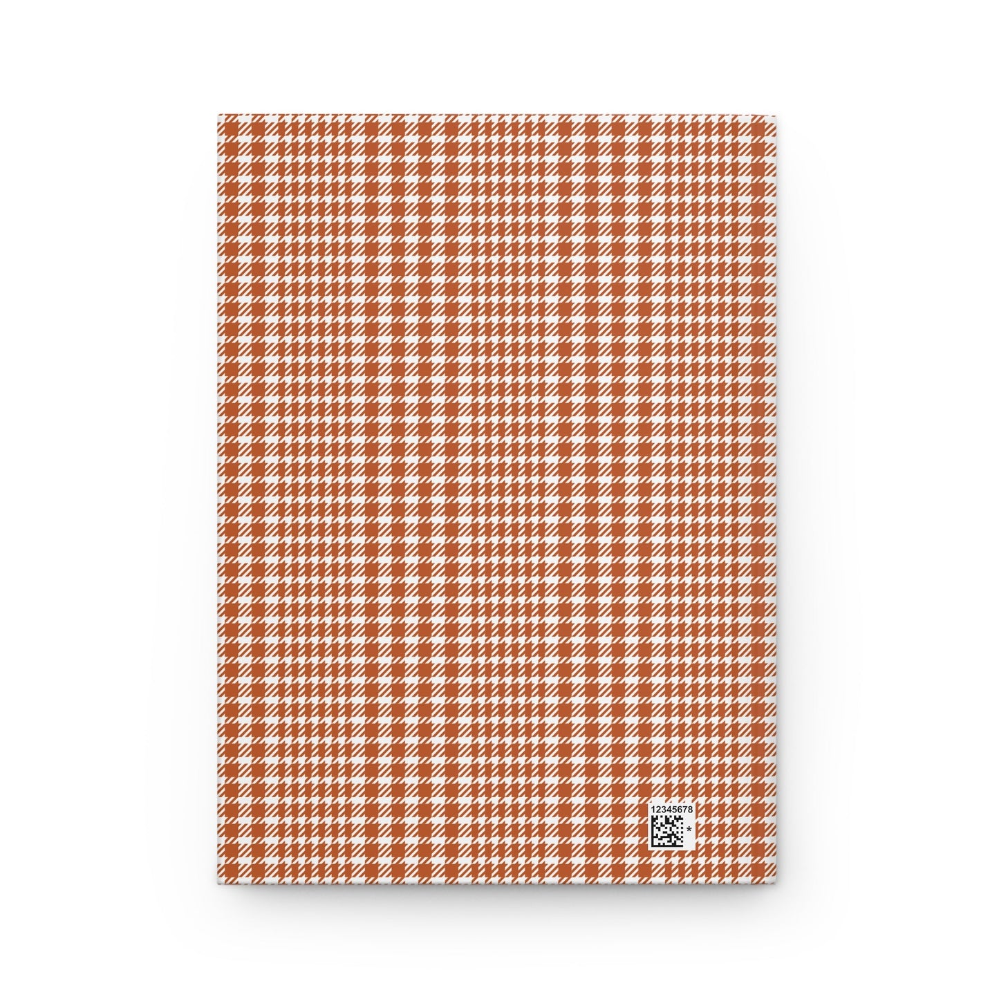 Journal | Dark Orange & White | Tweed