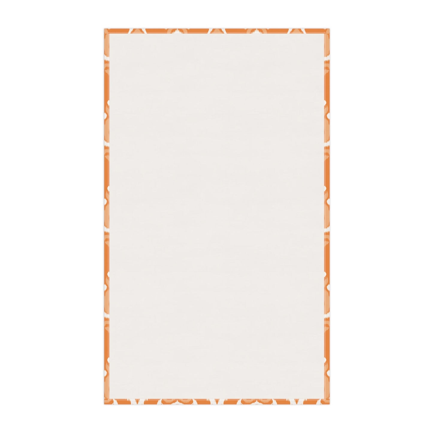 Tea Towel | Orange & White | Ikat