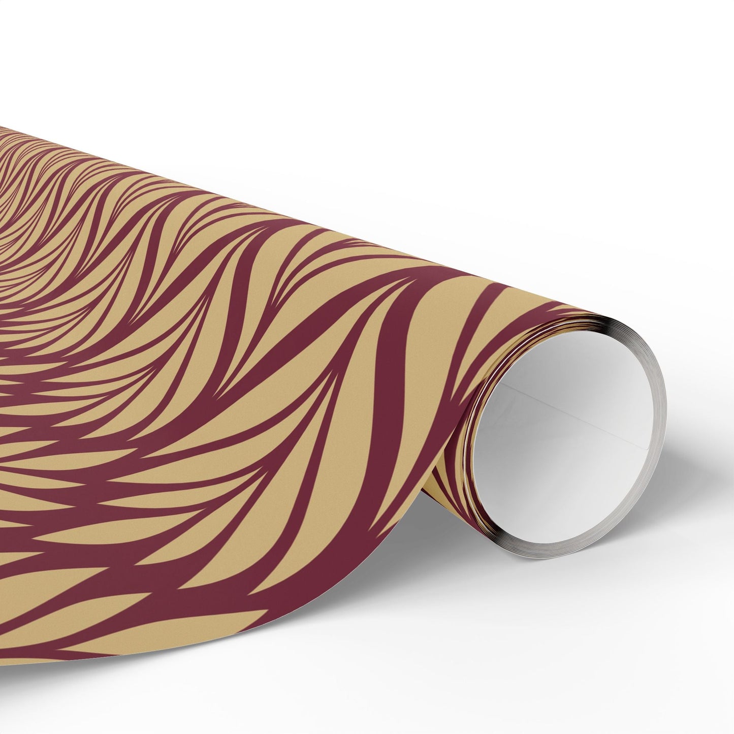 Gift Wrap | Maroon & Gold | Palm