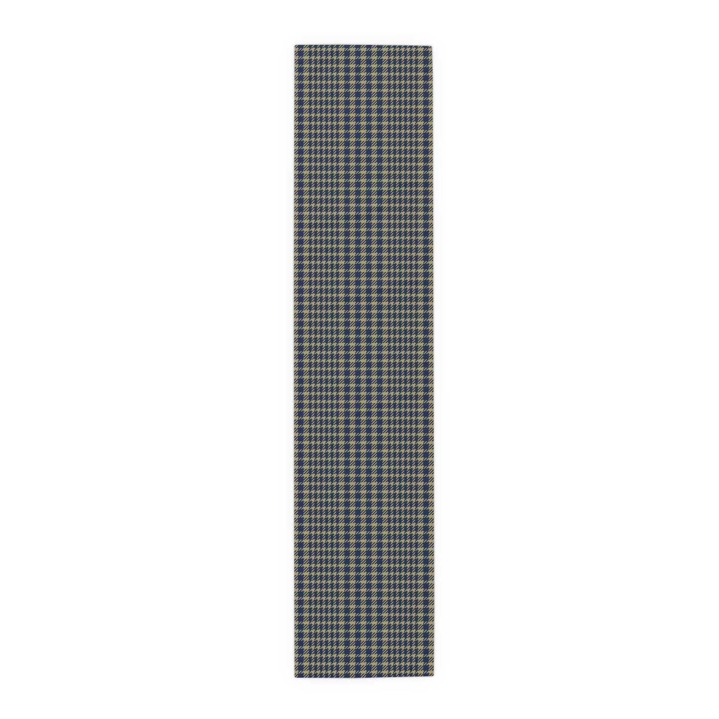 Table Runner | Blue & Gold | Tweed