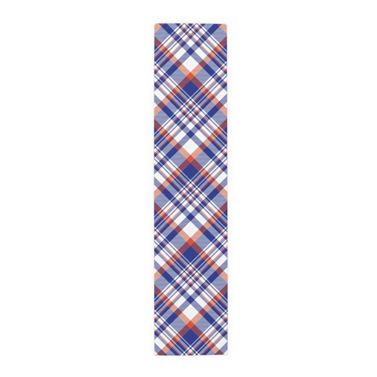 Table Runner | Bright Blue & Orange | Tartan