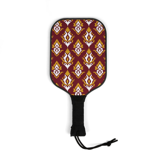 Pickleball Paddle Kit | Red & Yellow | Ikat