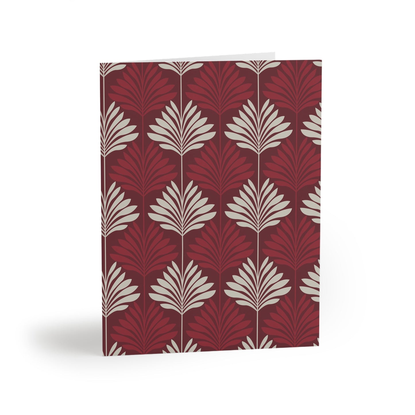 Notecards Set | Maroon & White | Deco