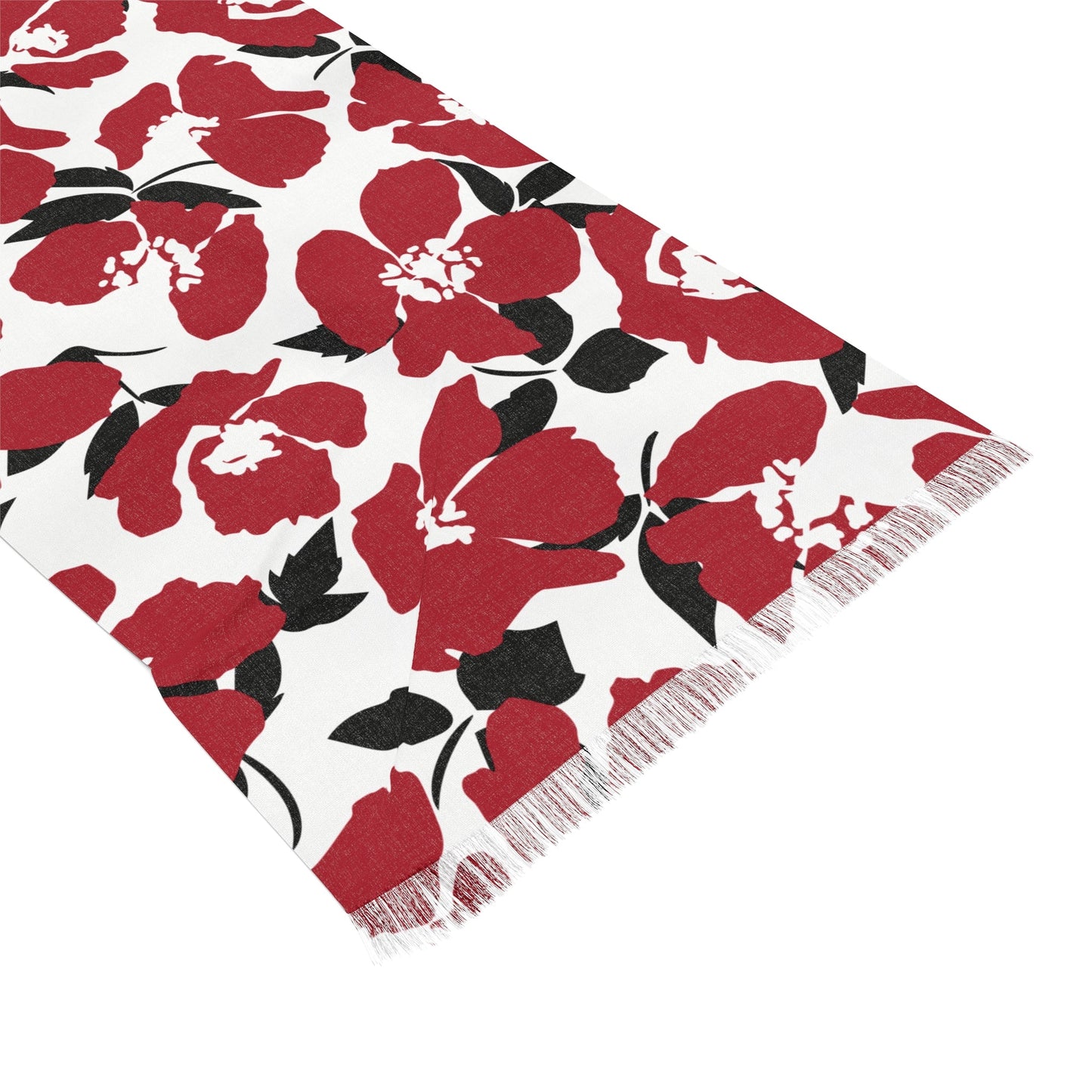 Scarf | Red & Black | Poppy