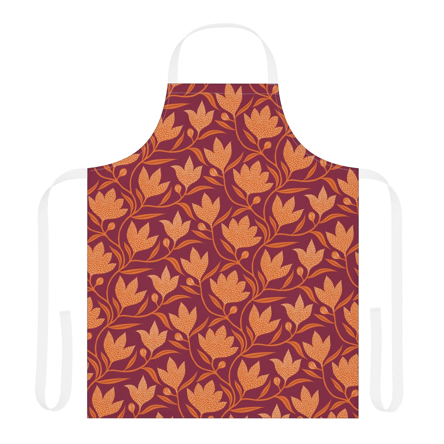 Apron | Maroon & Orange | Magnolia