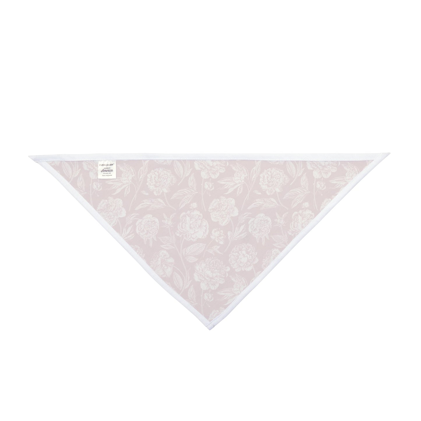 Pet Bandana | Maroon & White | Peony